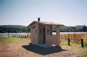 park restroom structure
